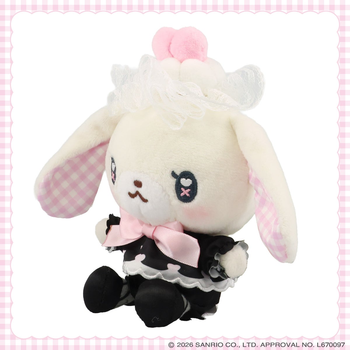 サンリオキャラクターズ DREAMY SWEETS GHOST HOUSEシリーズ ぬいぐるみマスコット ＜ マイメロディ / クロミ / シュガーバニーズ（しろうさ） / シュガーバニーズ（くろうさ） ＞ 粧美堂 SHOBIDO