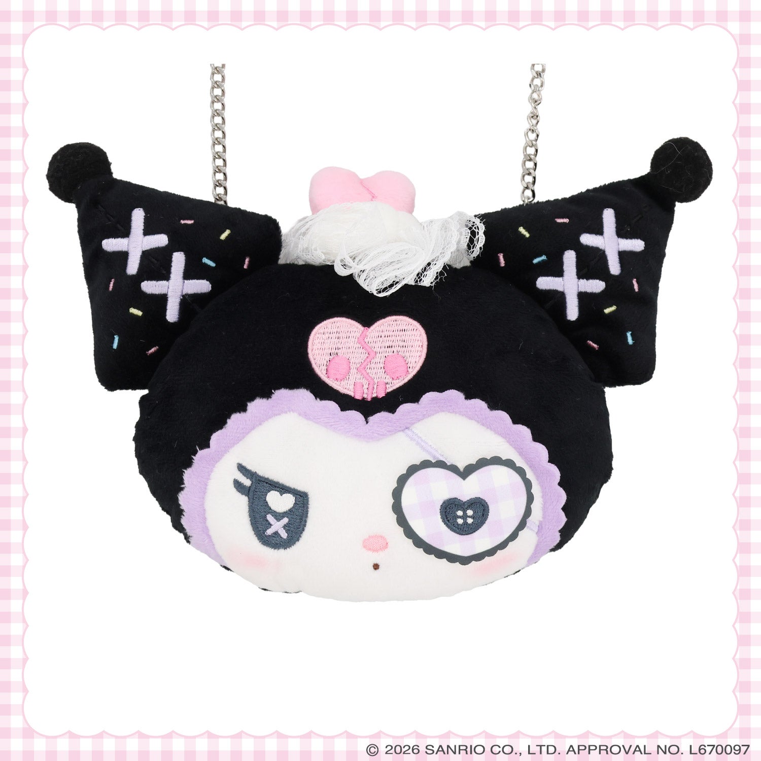 サンリオキャラクターズ DREAMY SWEETS GHOST HOUSEシリーズ ぬいぐるみポシェット ＜ マイメロディ / クロミ / シュガーバニーズ（しろうさ） / シュガーバニーズ（くろうさ） ＞ 粧美堂 SHOBIDO