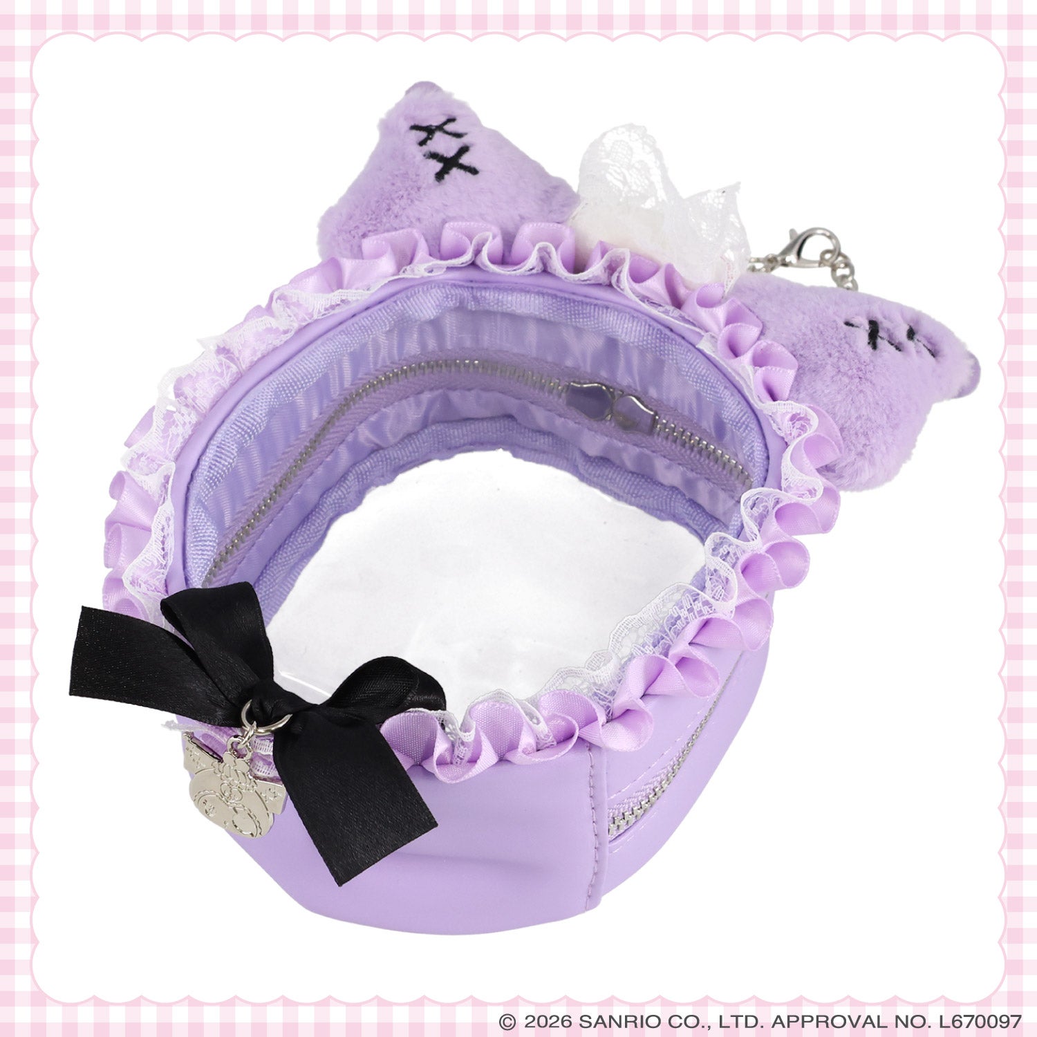 サンリオキャラクターズ DREAMY SWEETS GHOST HOUSEシリーズ マルチポーチ ＜ マイメロディ / クロミ / シュガーバニーズ（しろうさ） / シュガーバニーズ（くろうさ） ＞ 粧美堂 shobido