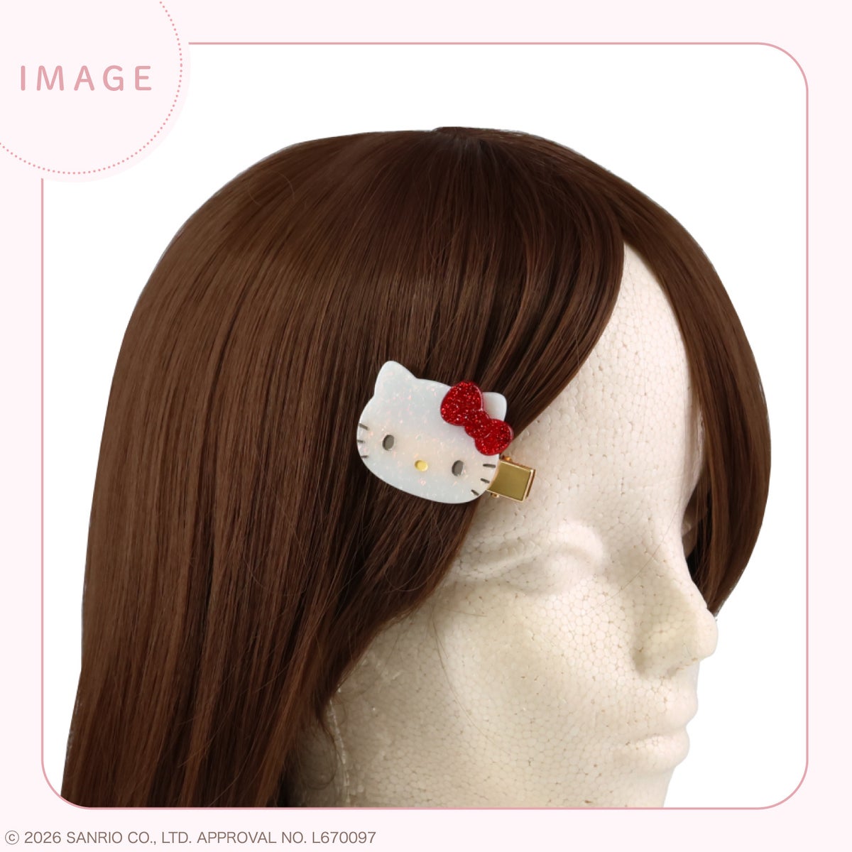 サンリオキャラクターズ ラメシリーズ ラメヘアクリップ ＜全8種＞ 2個セット 粧美堂 shobido