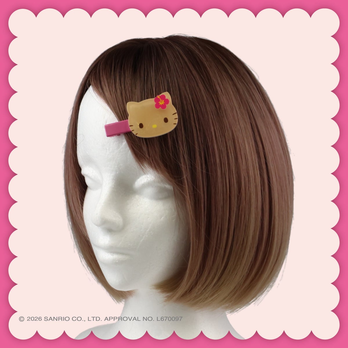 サンリオキャラクターズ 日焼けヘアクリップ