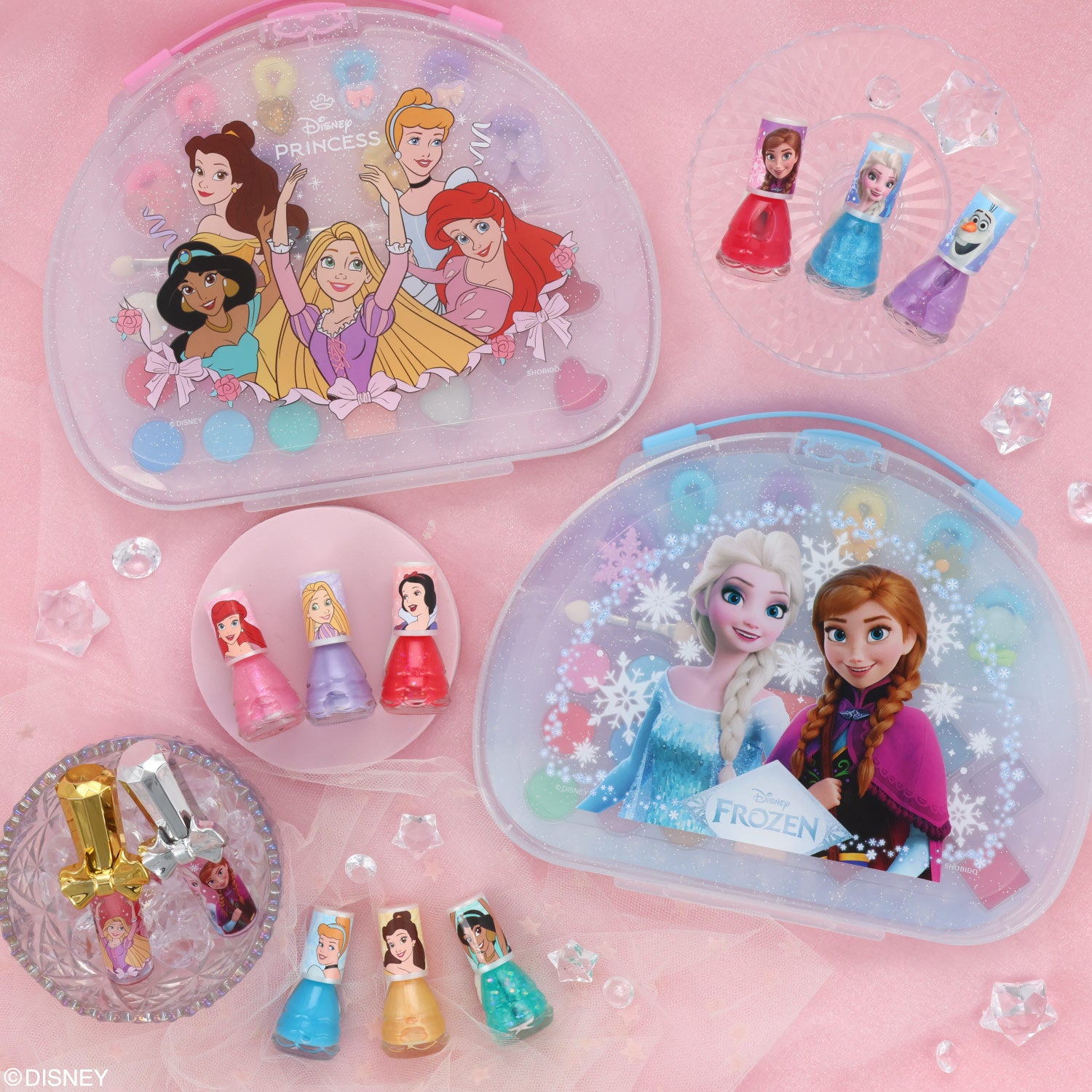 isney キッズコスメシリーズ はがせるマニキュア3本セット ＜ ディズニープリンセス/アナと雪の女王 ＞