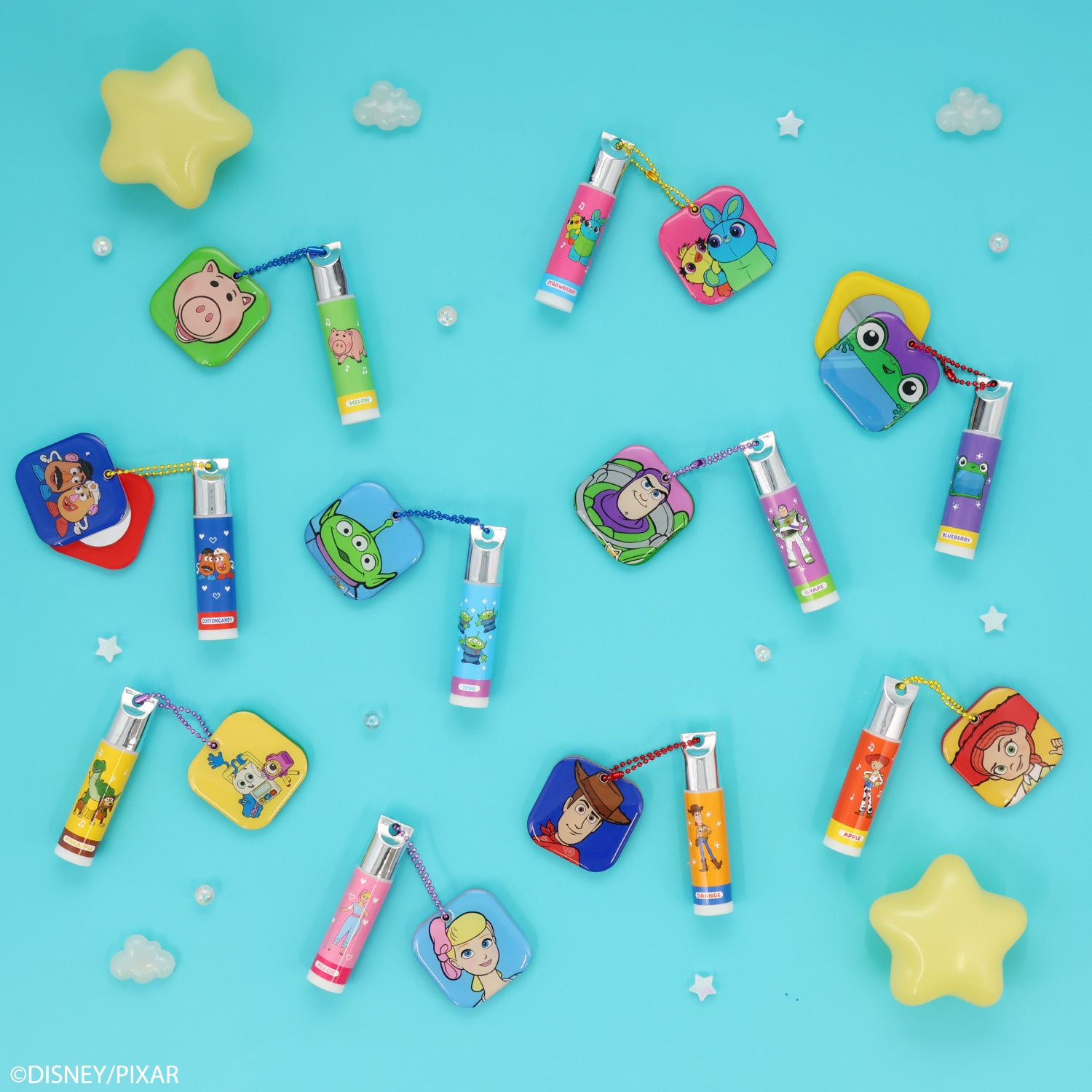 Disney TOY STORY 5 ブラインドコスメシリーズ アクリルミラーチャーム付き リップクリーム