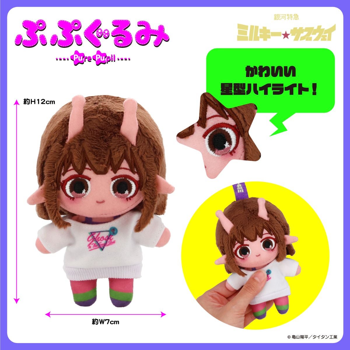 銀河特急 ミルキー☆サブウェイ 雑貨シリーズ 第2弾 ＜ ぷぷぐるみ ＞