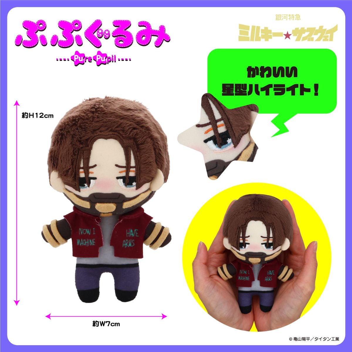 銀河特急 ミルキー☆サブウェイ 雑貨シリーズ 第2弾 ＜ ぷぷぐるみ ＞