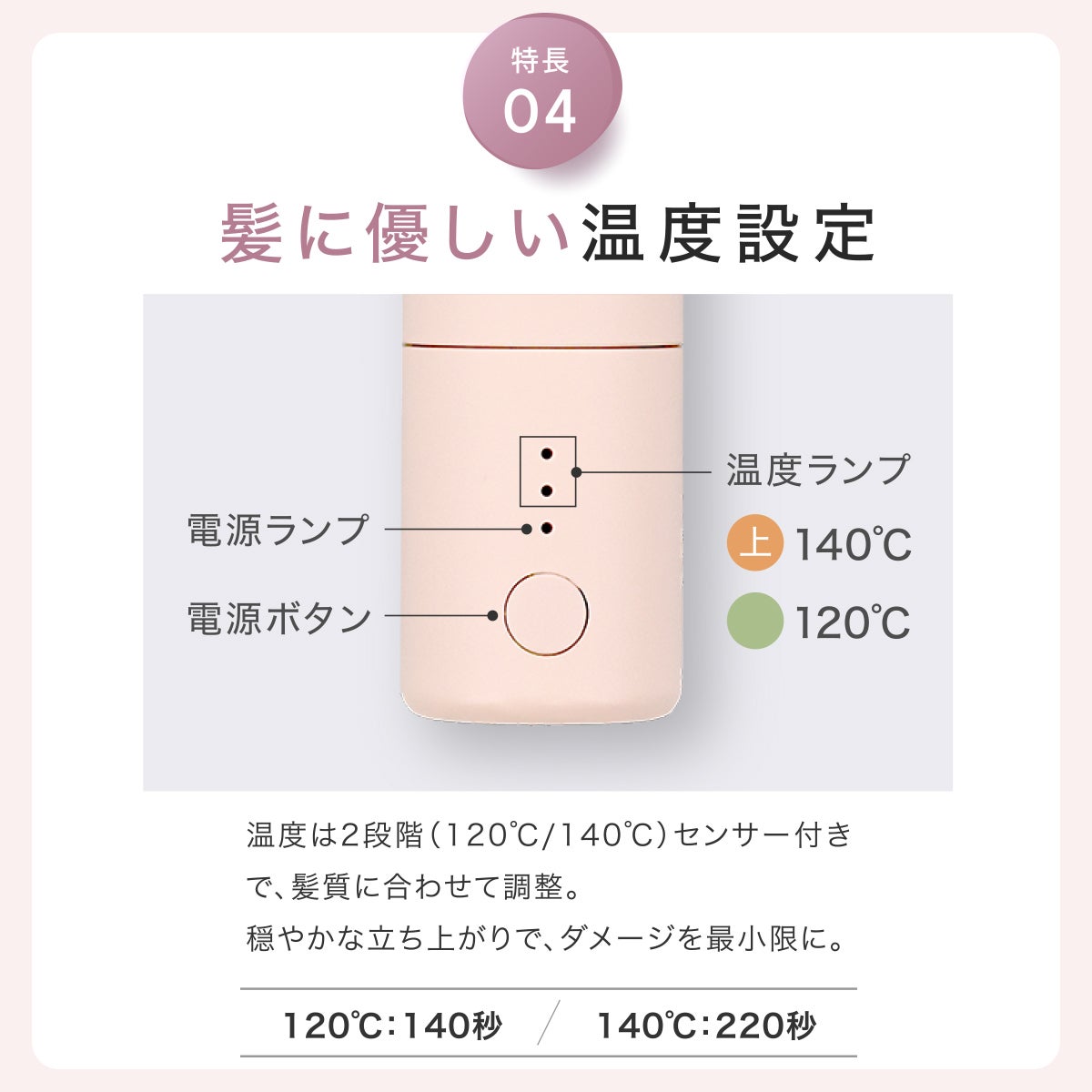 miffy どこでも前髪ミニアイロン (USB給電式) 軽量 ヘアアイロン