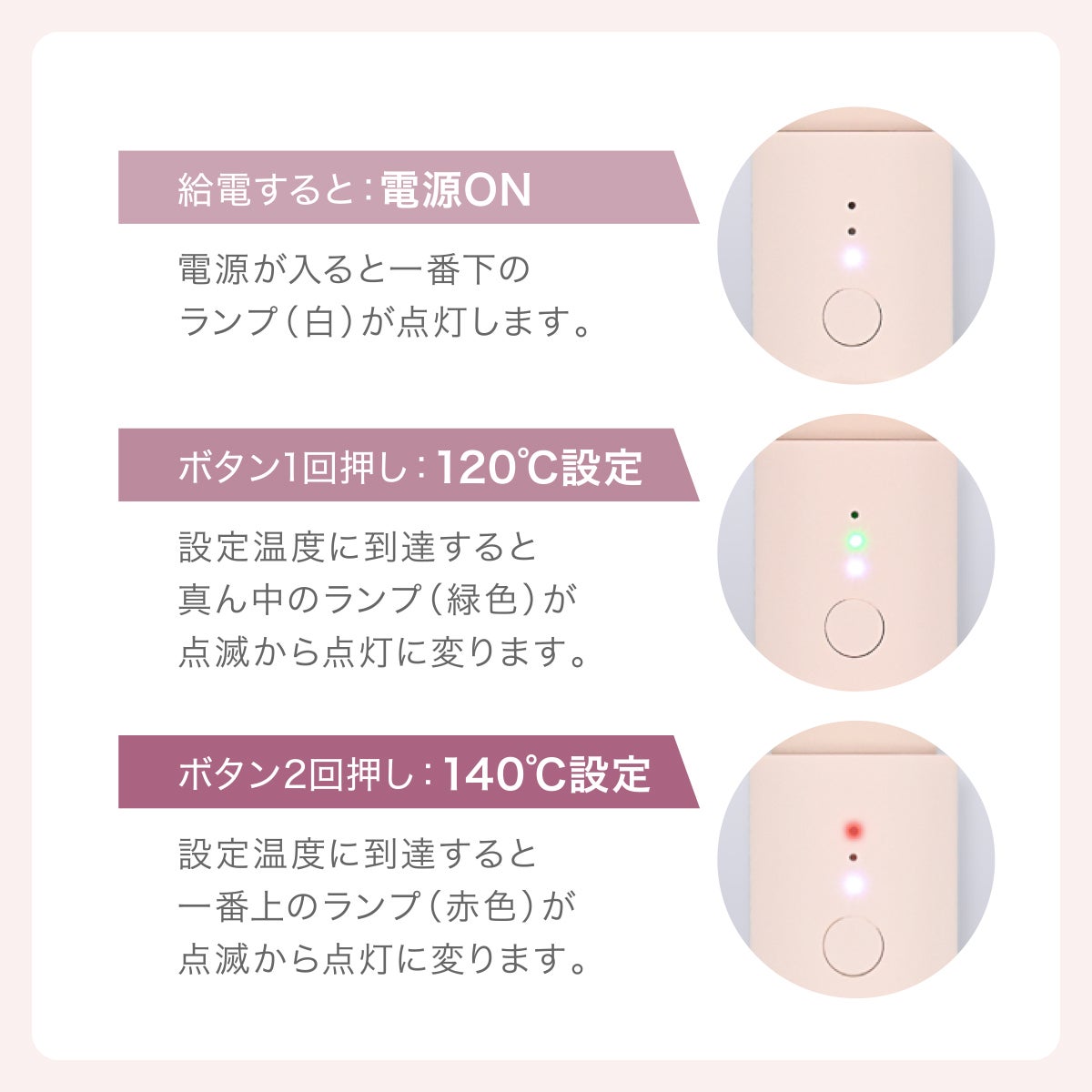 miffy どこでも前髪ミニアイロン (USB給電式) 軽量 ヘアアイロン