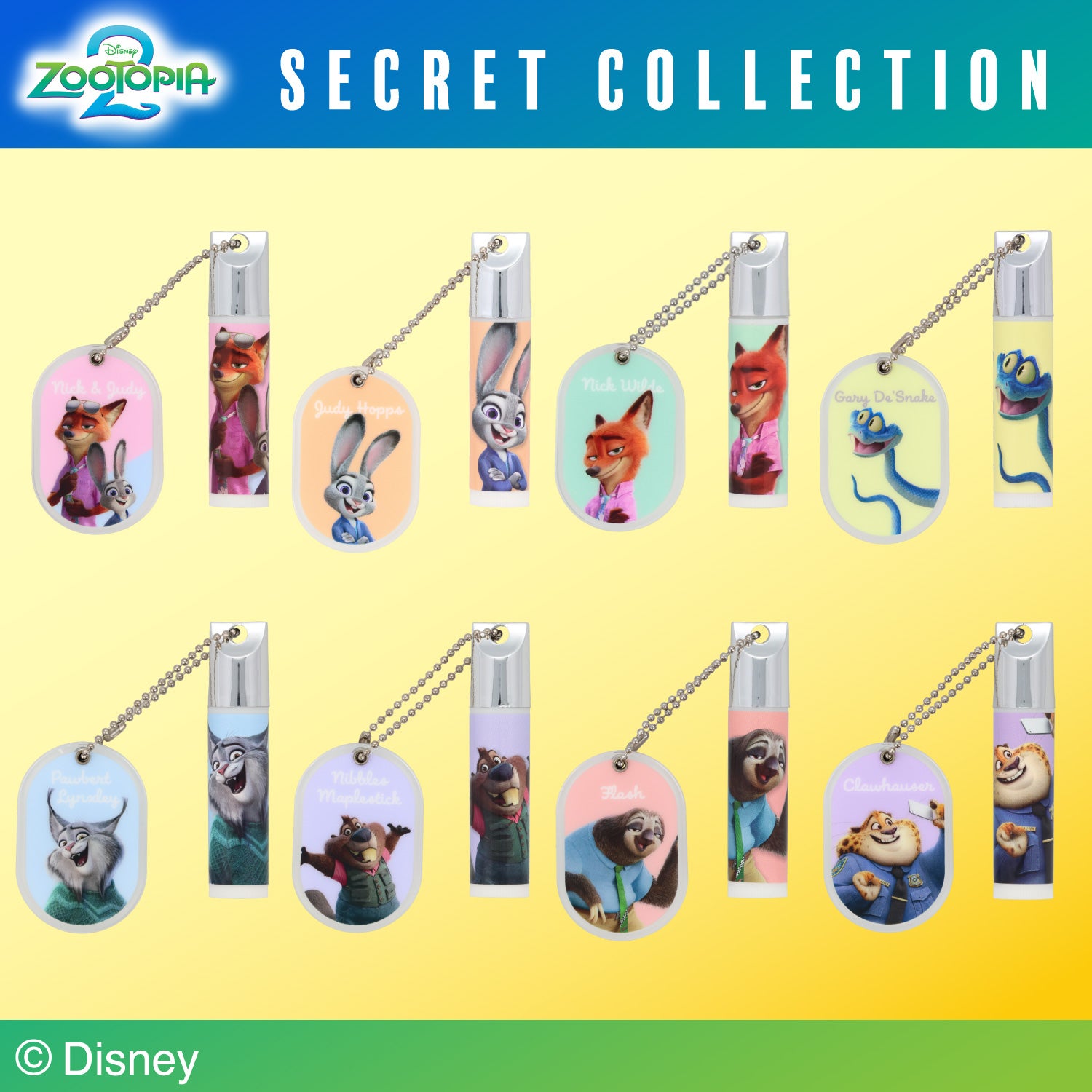 Disney ズートピア2 シークレットコレクション ＜ チャーム付きリップクリーム ＞ 