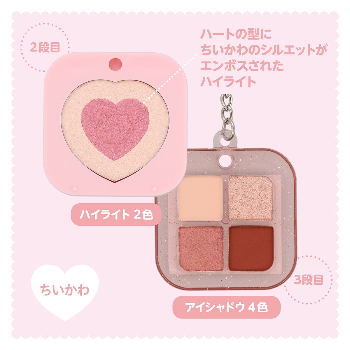 ちいかわ キーリングコスメパレット