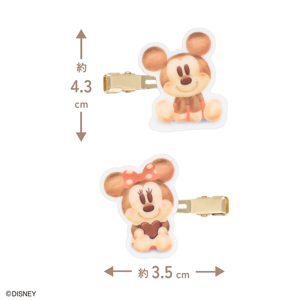 Disney Nuiパン ヘアアクセシリーズ ＜ 前髪クリップ ＞