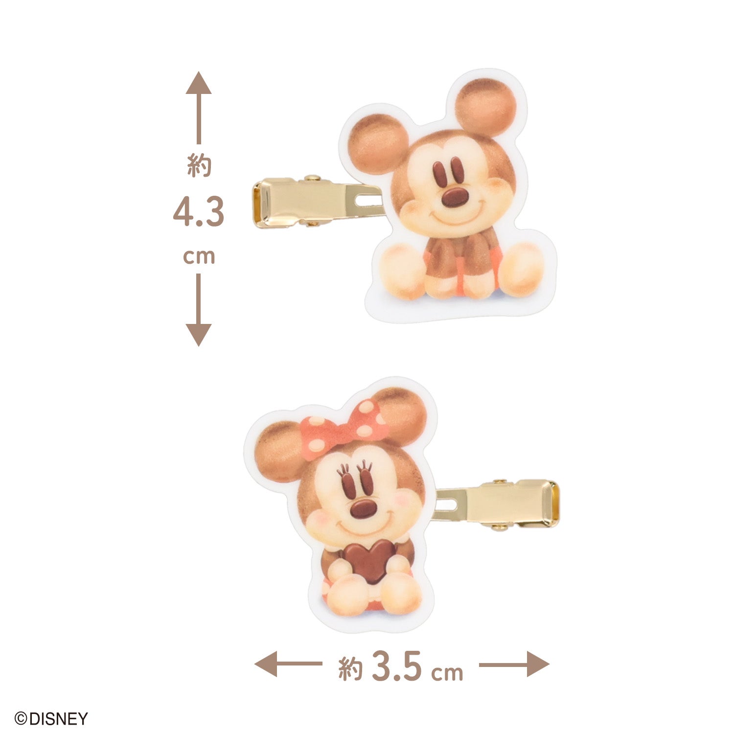 Disney Nuiパン ヘアアクセシリーズ ＜ 前髪クリップ ＞
