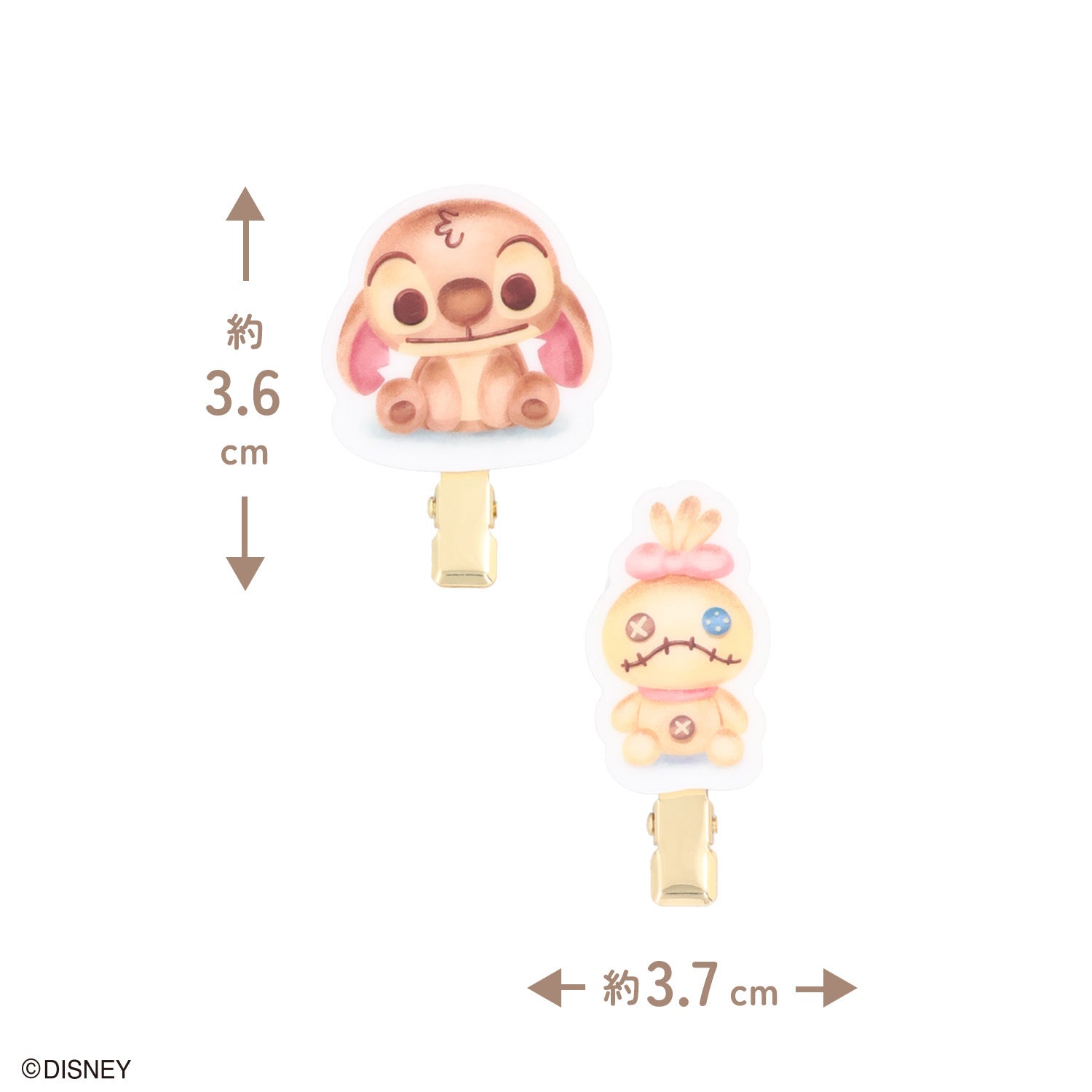 Disney Nuiパン ヘアアクセシリーズ ＜ 前髪クリップ ＞