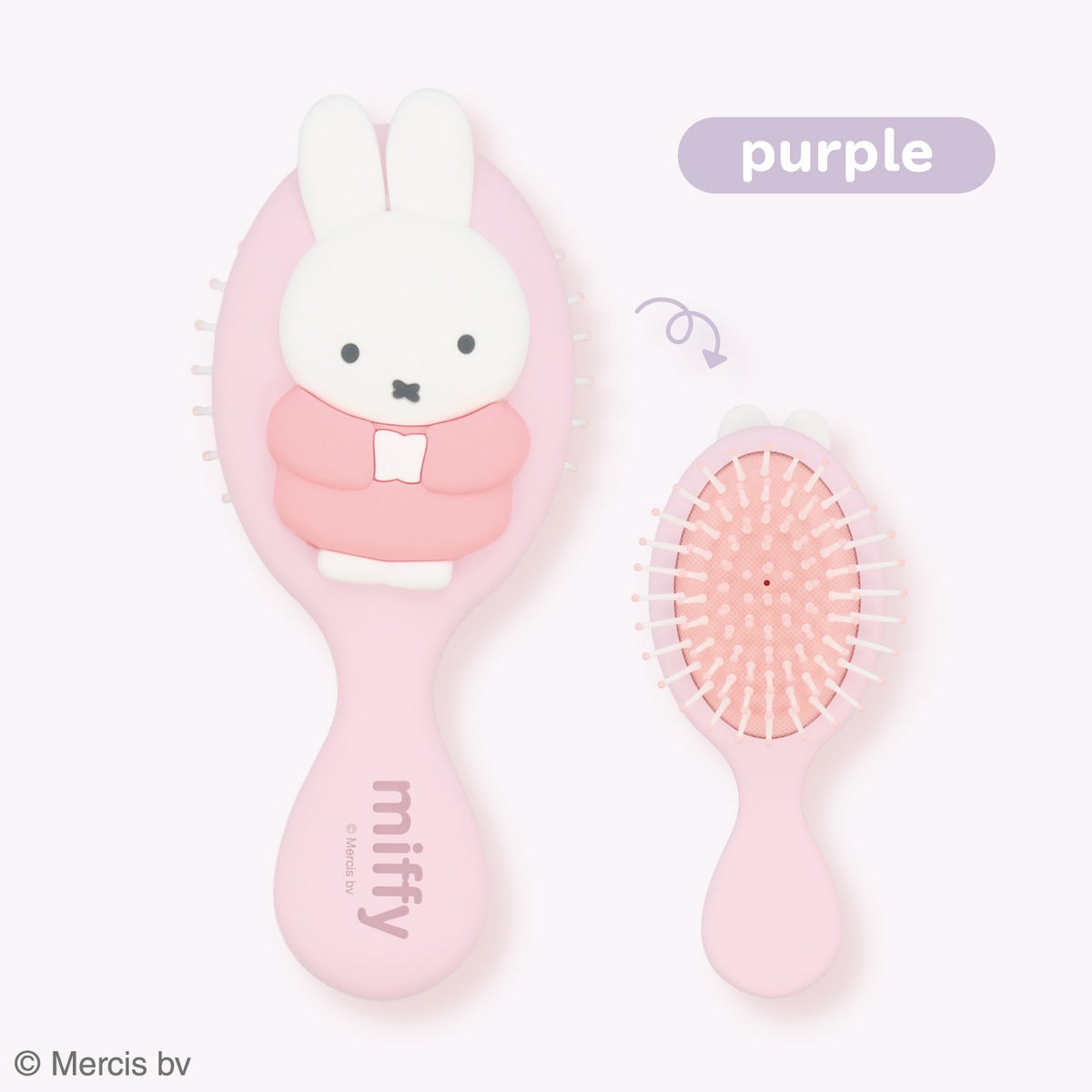 Dick Bruna キッズヘアアクセサリー ＜ ミニヘアブラシ ＞ miffy ミッフィー 粧美堂 shobido