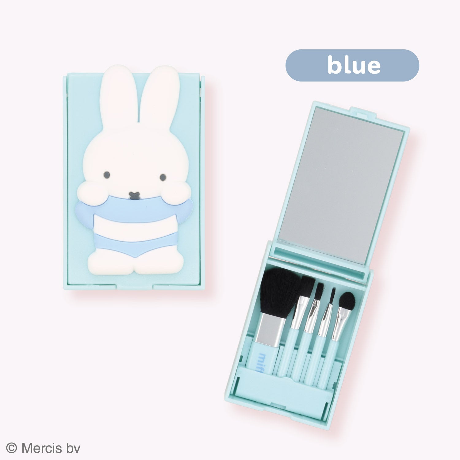  Dick Bruna ミニメイクブラシセット ＜ パープル / ブルー ＞ miffy ミッフィー 粧美堂 shobido
